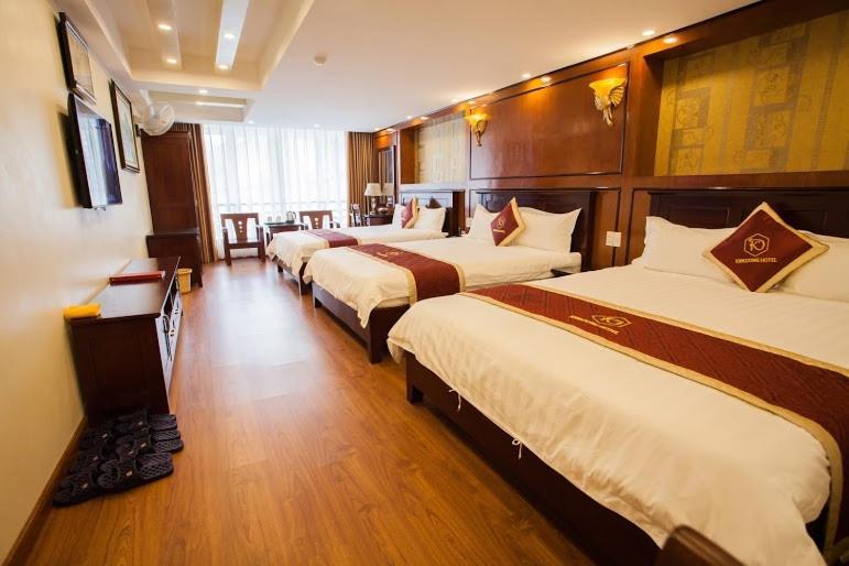 Hotel Khach San Kim Dong Hoang Nga Exterior foto